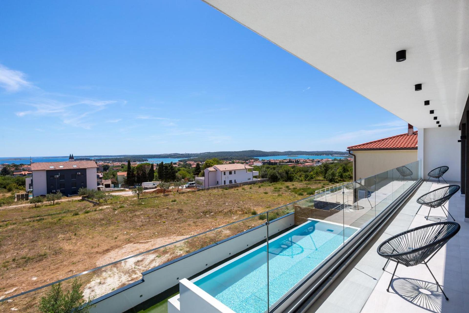 Luxury Villa Dali With Sauna, Whirlpool And Sea View In Medulin Only 1,7 Km From The Beach Exterior foto